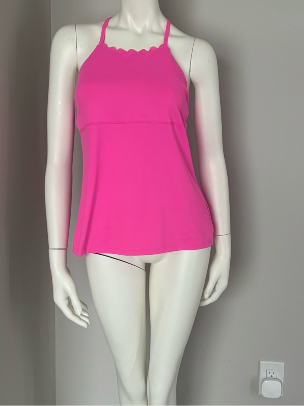 Fila Hot Pink Sport Tank Top with Logo